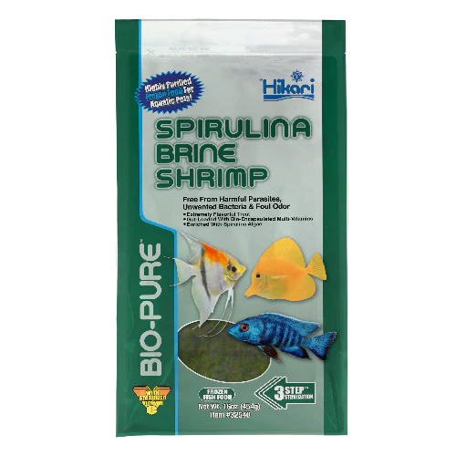 Hikari Spirulina Brine Sheet 16oz (read description for shipping)