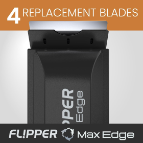 Flipper Edge MAX Stainless Steel Blades - 4pk