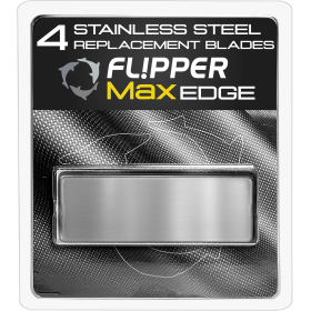 Flipper Edge MAX Stainless Steel Blades - 4pk
