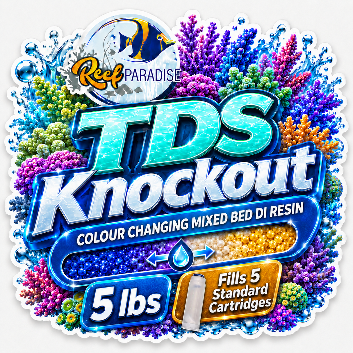 TDS Knockout Di Resin