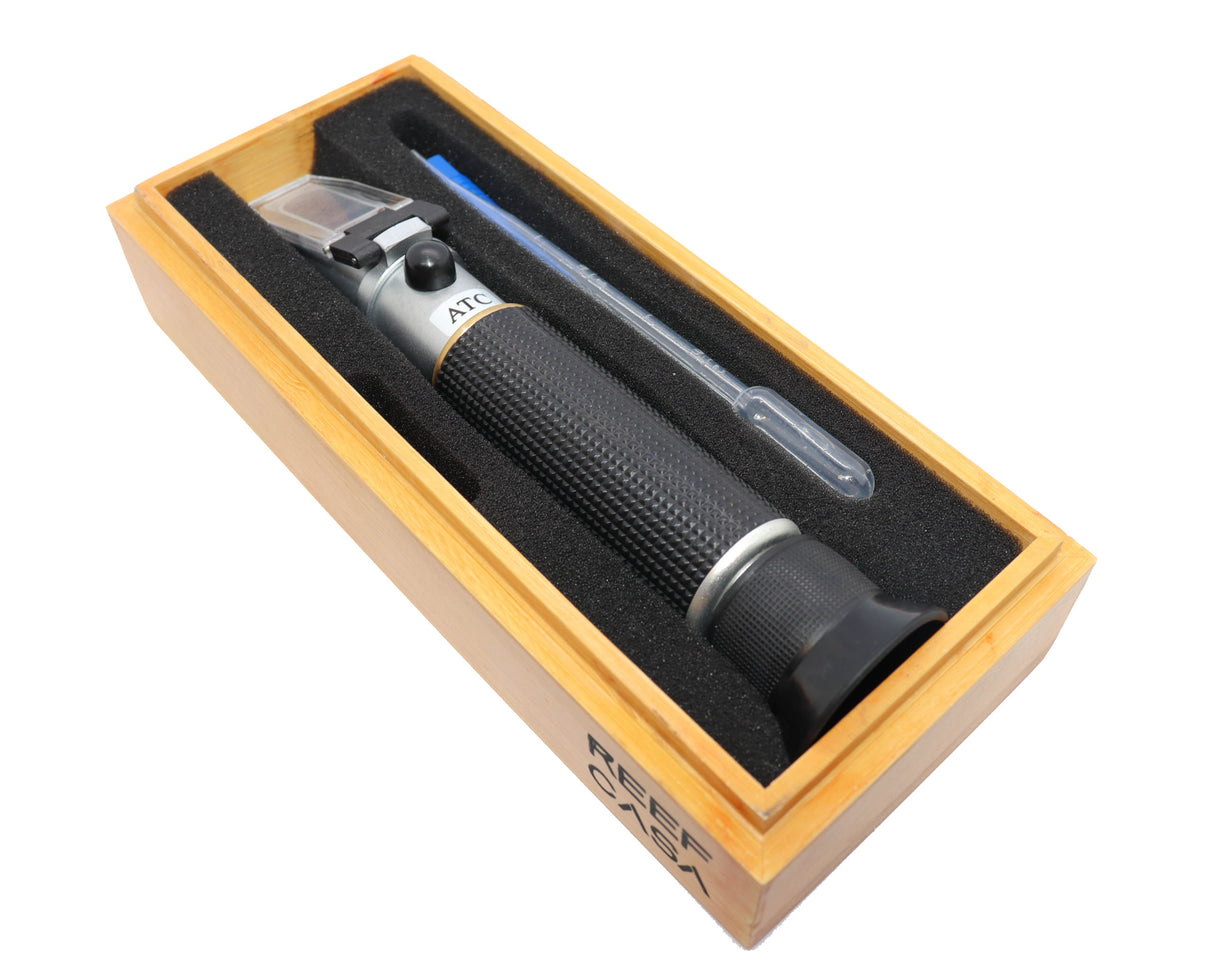 Refractometer With Wooden Box