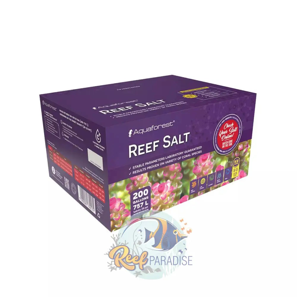 Aquaforest Reef Salt (5 Bags In Box) 25Kg Salt