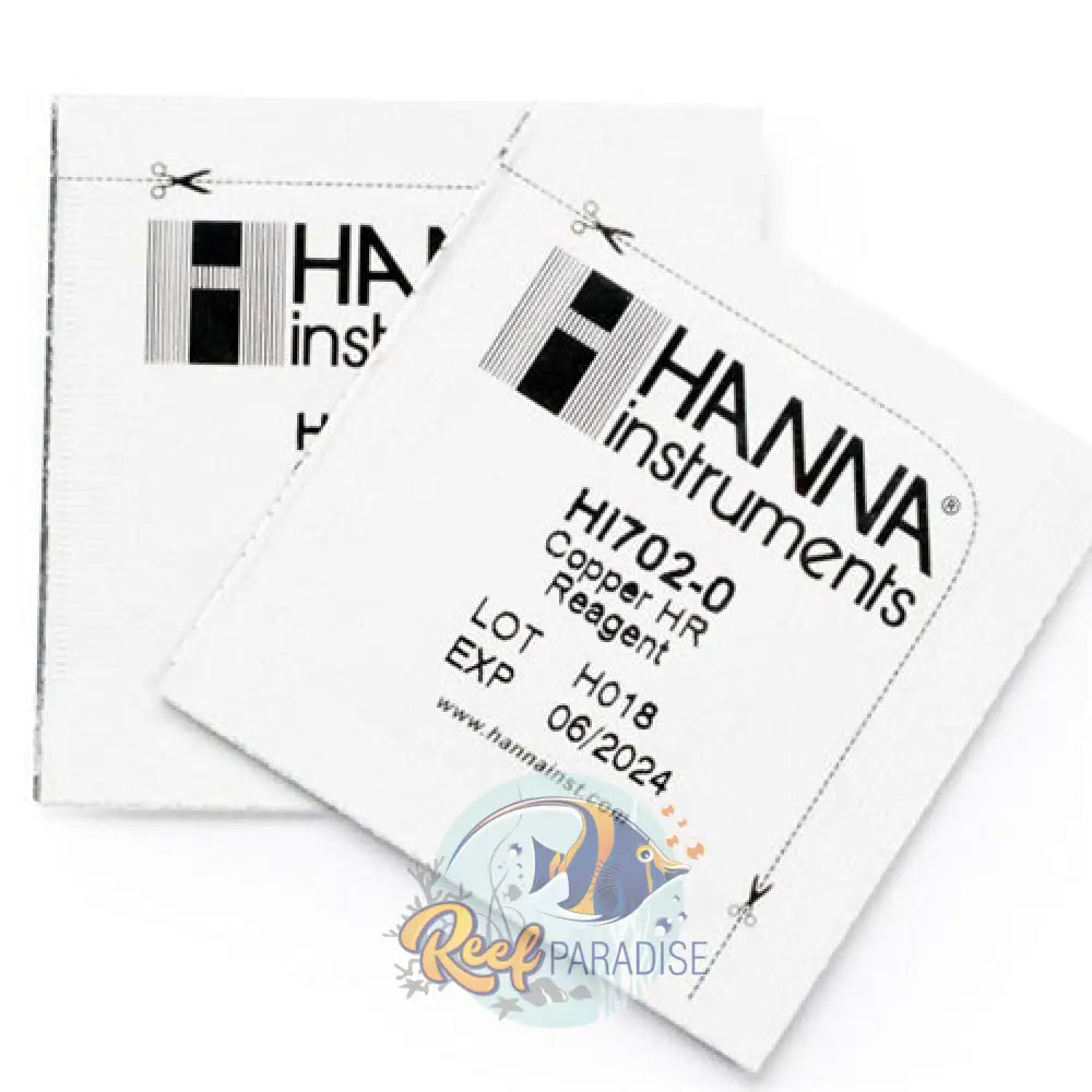 Copper High-Range Checker® Reagents (25 Tests) - Hi702-25 Test Kit