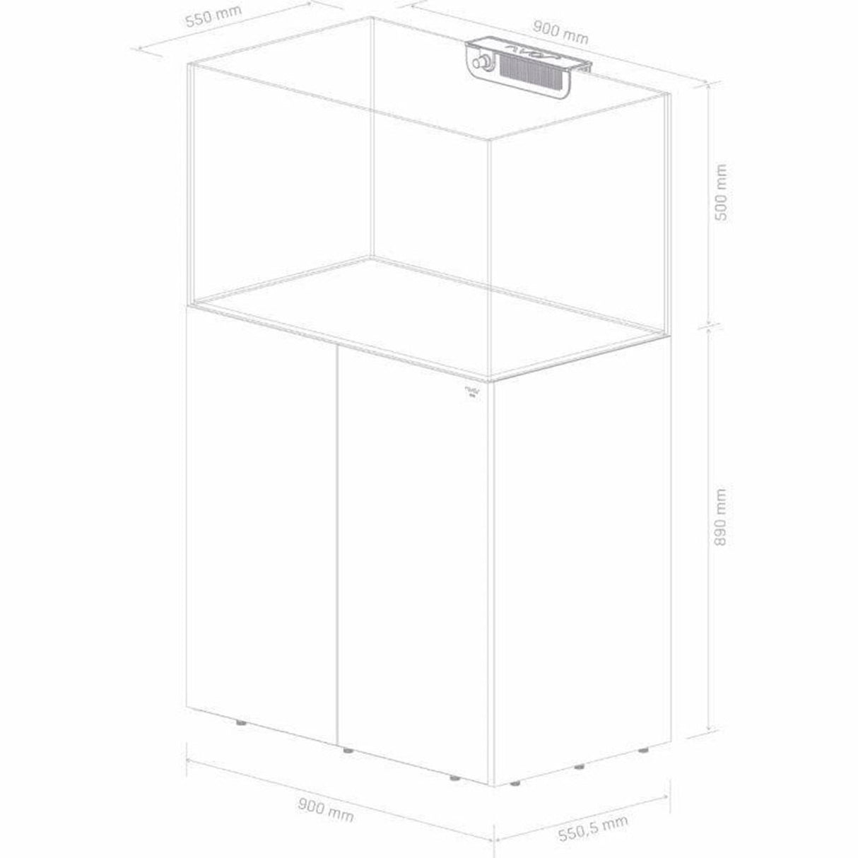 OPUS G2 300 Aquarium w/ Slim-Line Cabinet