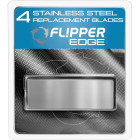Flipper Edge Stainless Steel Blades - 4pk