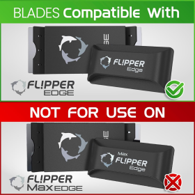 Flipper Edge Stainless Steel Blades - 4pk