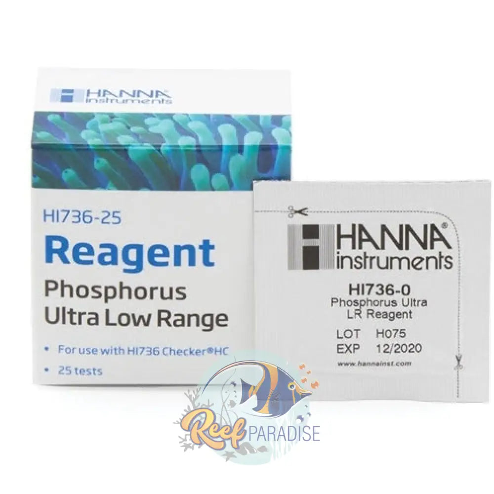 Hanna Checker Phosphorus Ultra Low Range Reagent 25 Tests Hi736-25 Test Kit